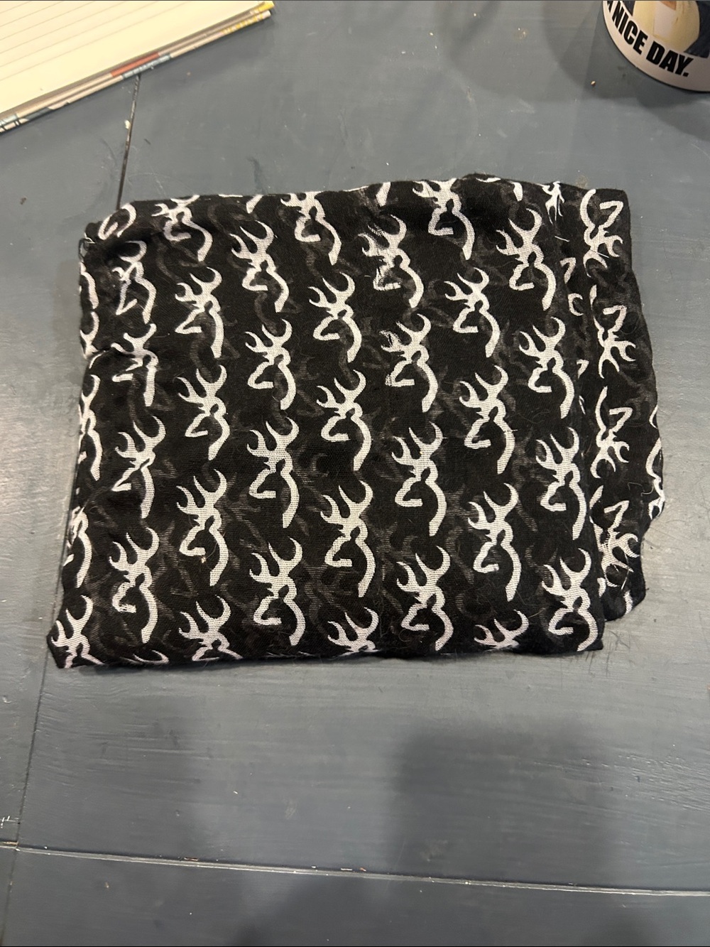 Black and White Browning Scarf
